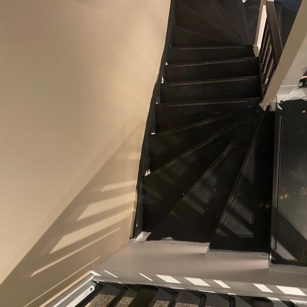 Nieuwbouw trap wordt eiken Z-trap in Berkel-Enschot.JPG