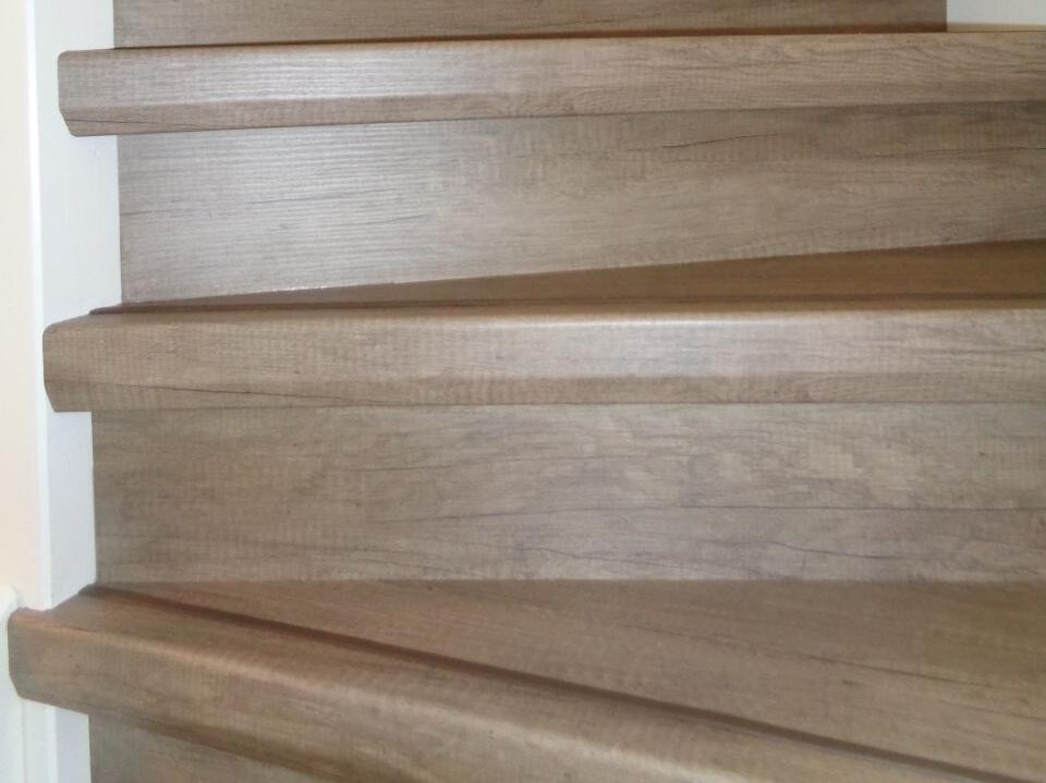 traprenovatie met laminaat