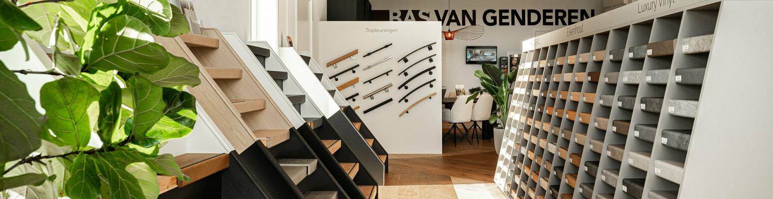 traprenovatie showroom bas van genderen