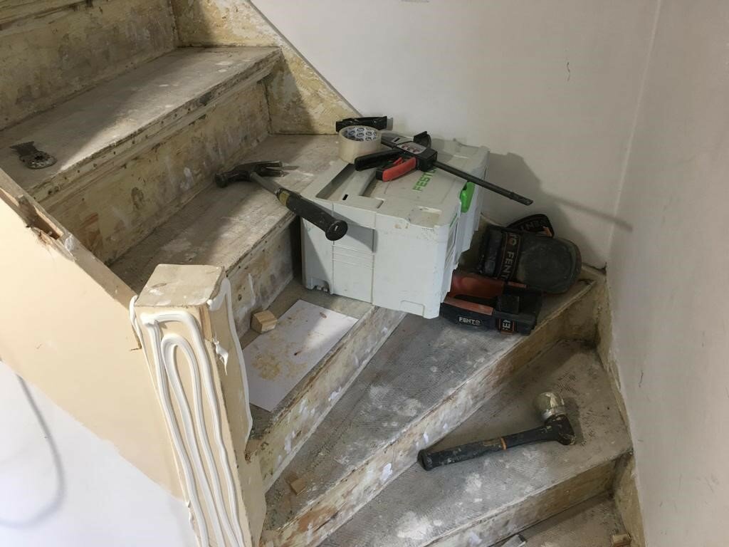 Traprenovatie oude trap wordt Z-trap overzettreden Waalwijk Den Bosch Rosmalen Zaltbommel.jpg