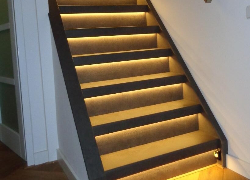 traprenovatie met verlichting