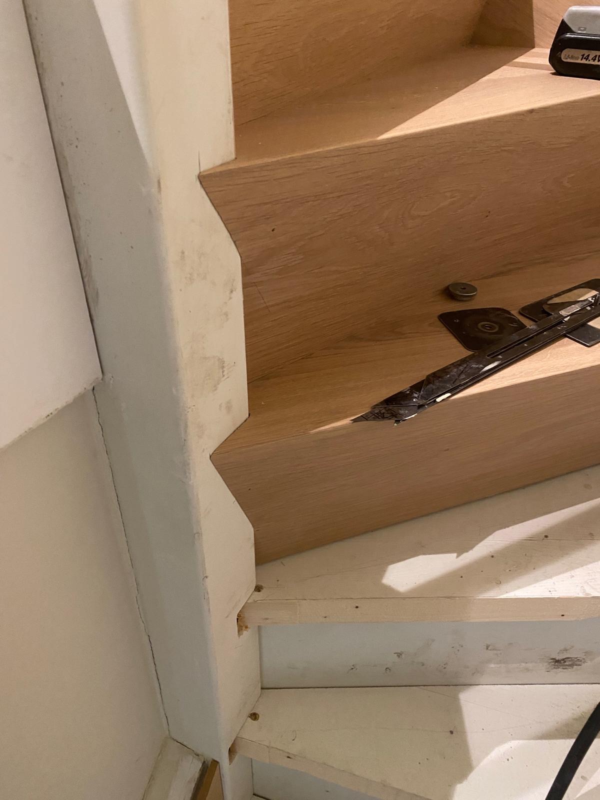 Details eiken Z-trap, traprenovatie, bloktrap, Vught.JPG