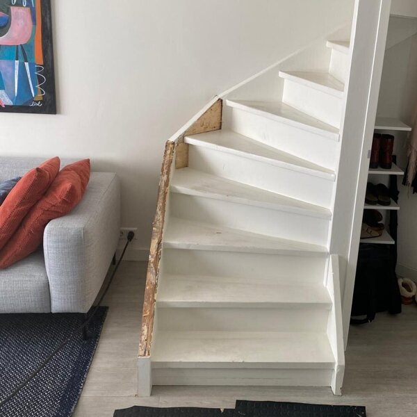 Eiken Z-traprenovatie, design traprenovatie in Den Bosch