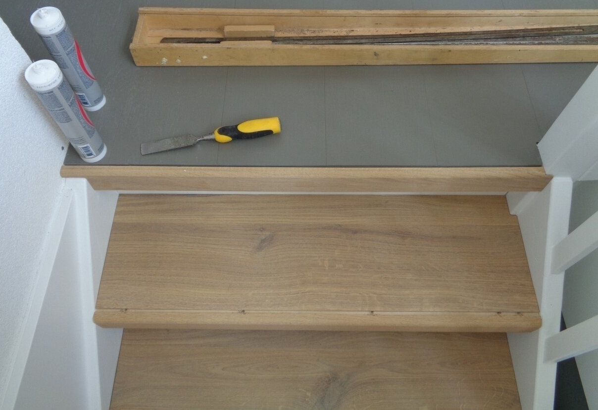 traprenovatie met hout