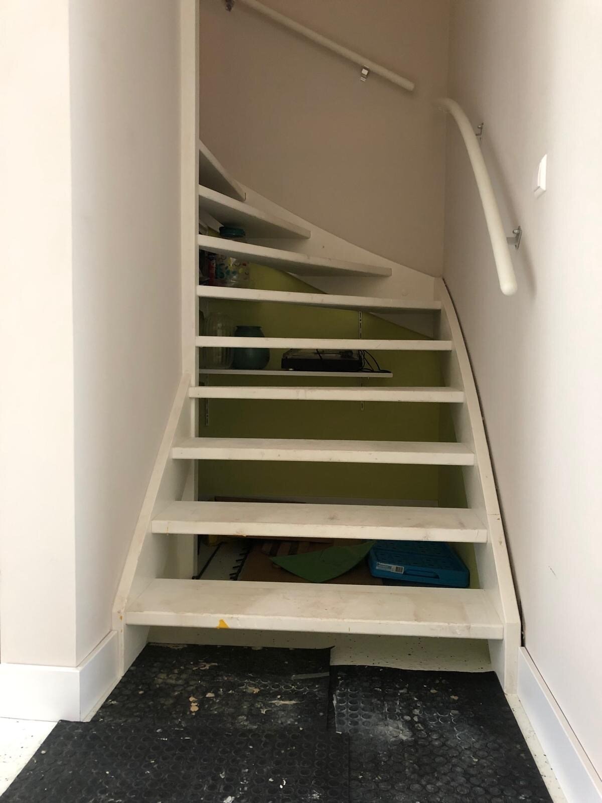 Open bouwtrap wordt eiken Z-trap in Utrecht.jpg