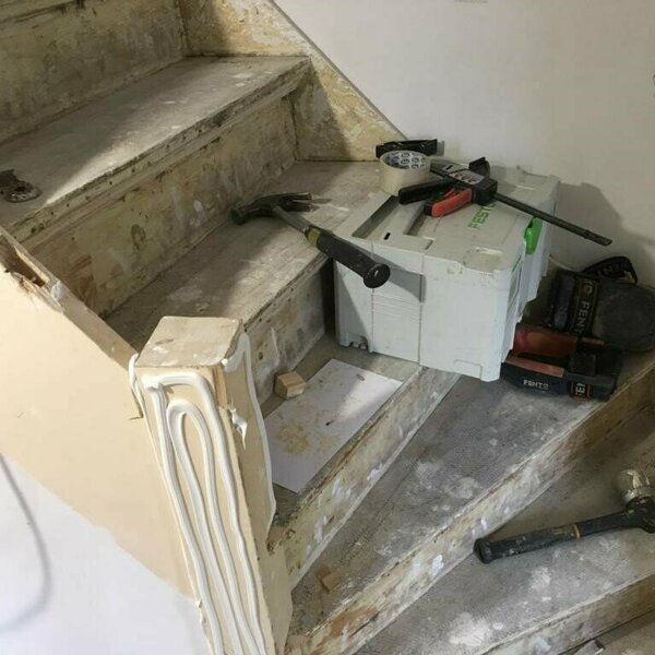 Traprenovatie oude trap wordt Z-trap overzettreden Waalwijk Den Bosch Rosmalen Zaltbommel.jpg