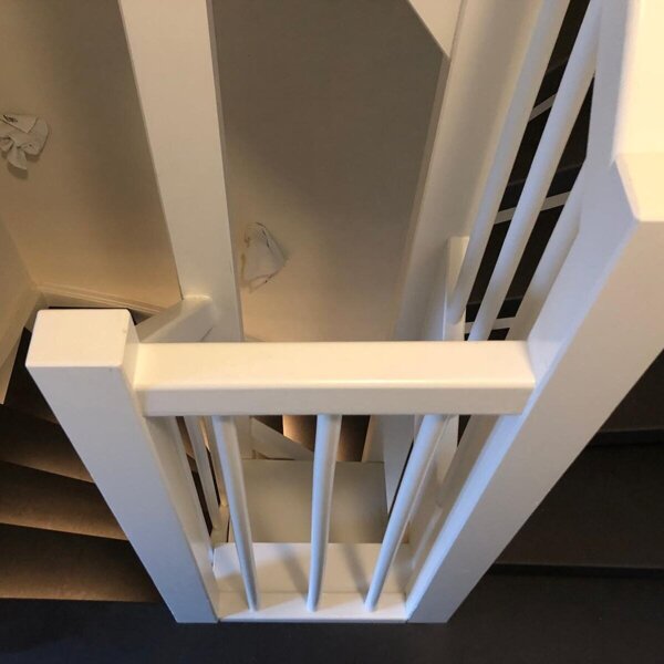 Traprenovatie met vinyl lederlook leerlook antraciet zwart Den Bosch, 's-Hertogenbosch, Vlijmen, Drunen, Rosmalen.jpg